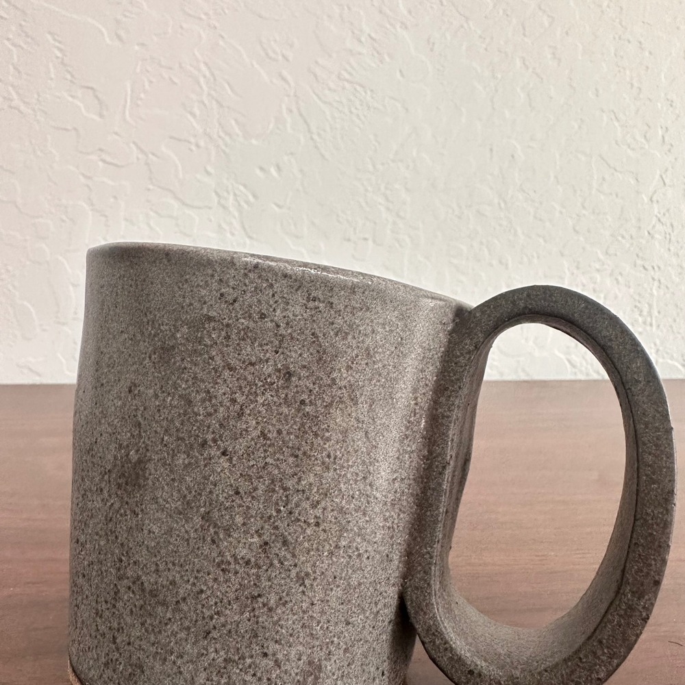 Handmade Pottery Creamer Pitcher Ceramic Wonky Abstract Signed Rustic Earthy - Picture 3 of 8